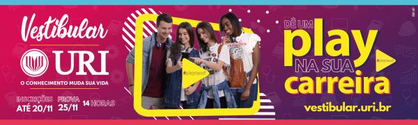 Banner de divulgação do Vestibular de Verão 2019/URI-FW. (Foto: Divulgação)