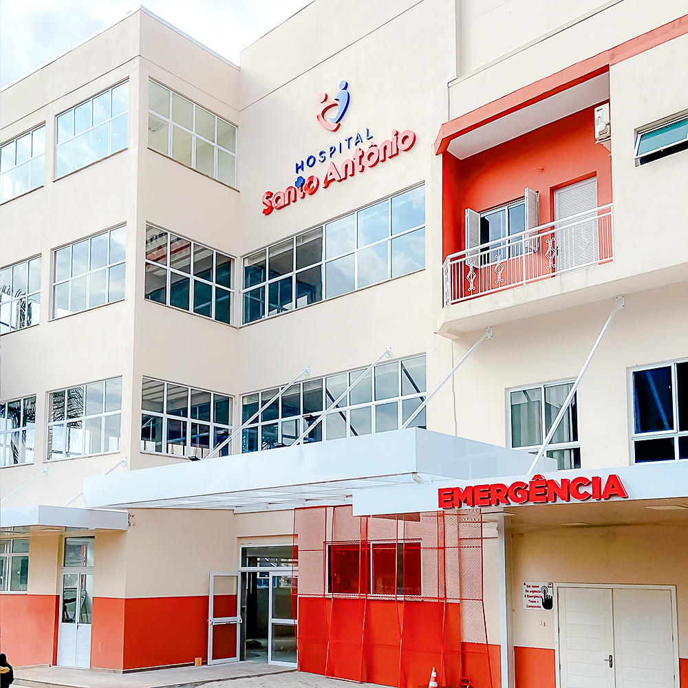 Duas pessoas estão internadas com a doença no Hospital Santo Antônio (Foto: HSA/Divulgação)