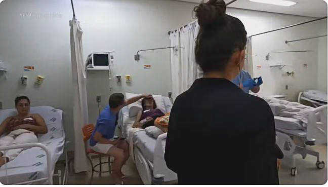 O aumento na demanda de atendimentos lotou todos os leitos do hospital de Tenente Portela (Foto: Reprodução/RBS)