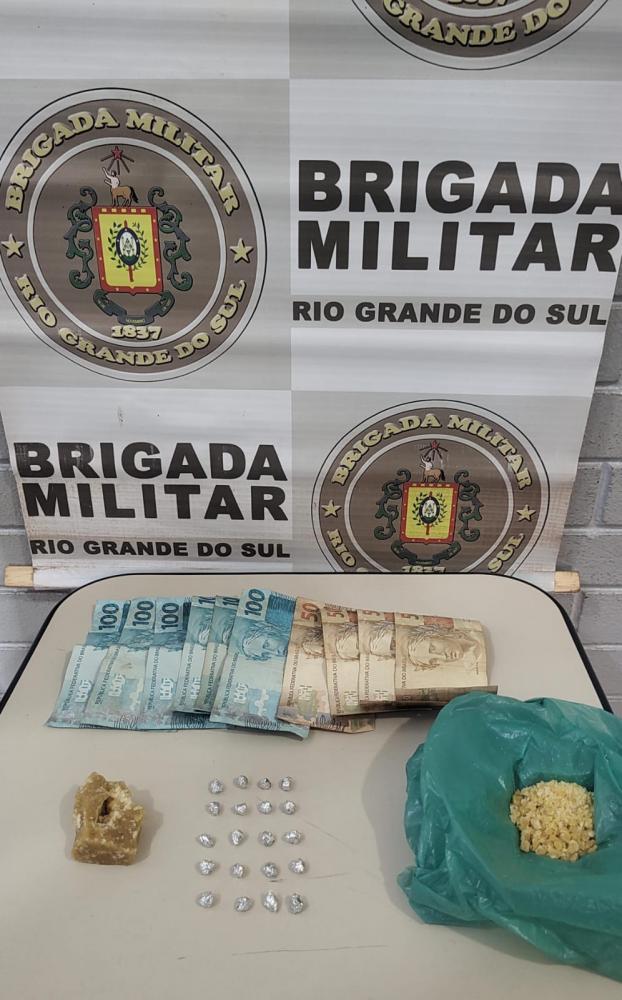 Material apreendido pela Brigada Militar (Foto: Brigada Militar)