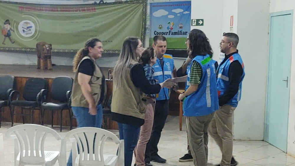 Equipe participou de reunião com lideranças locais (Foto: RD FOCO)