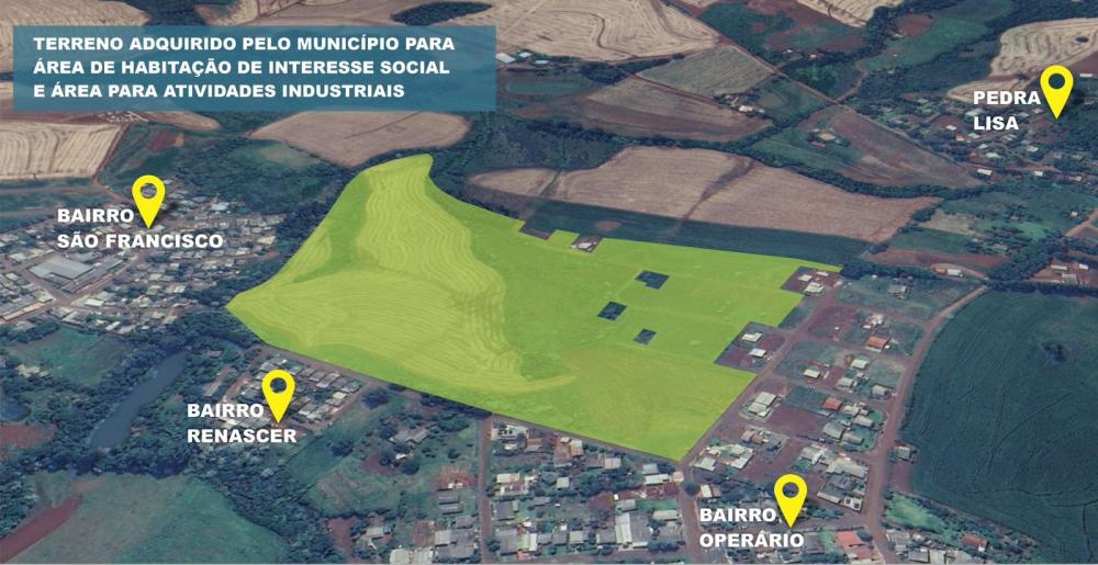 Área que foi adquira pela Prefeitura de Tenente Portela (Foto: Divulgação)