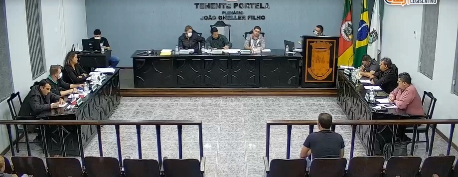 Plenário da Câmara Municipal de Vereadores de Tenente Portela (Foto: Jonas Martins)