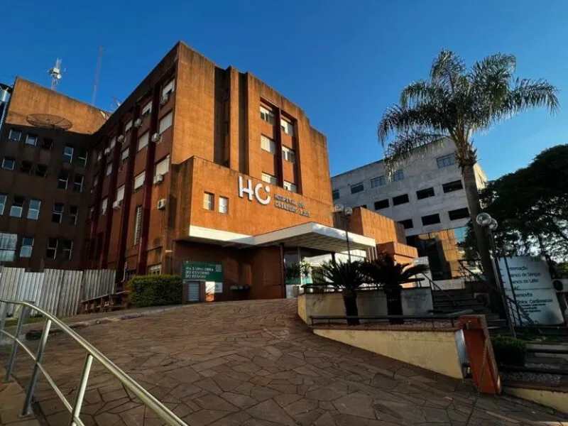 O Hospital de Clínicas de Ijuí também aderiu a paralisação (Foto: HCI/Divulgação)