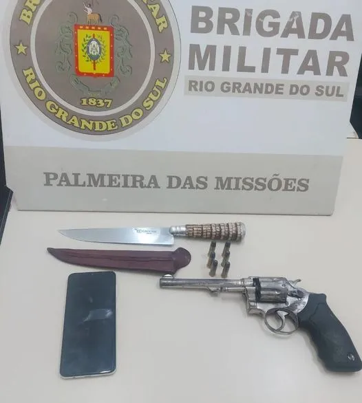 Material apreendido pela Brigada Militar (Foto: Brigada Militar)