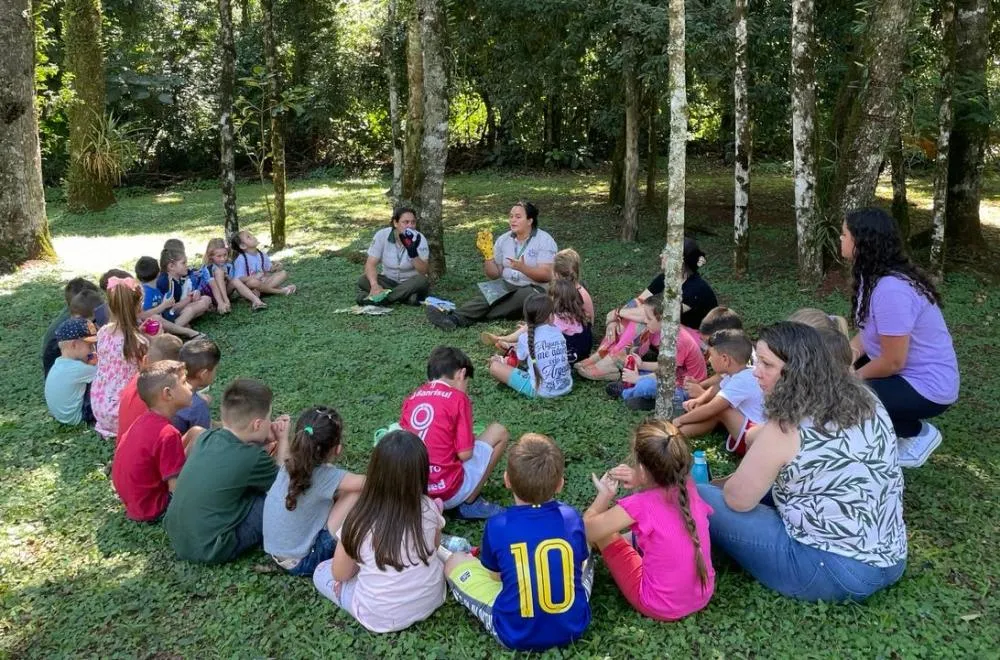 Essas atividades interativas são fundamentais para o desenvolvimento educacional das crianças (Foto: Prefeitura de Derrubadas)