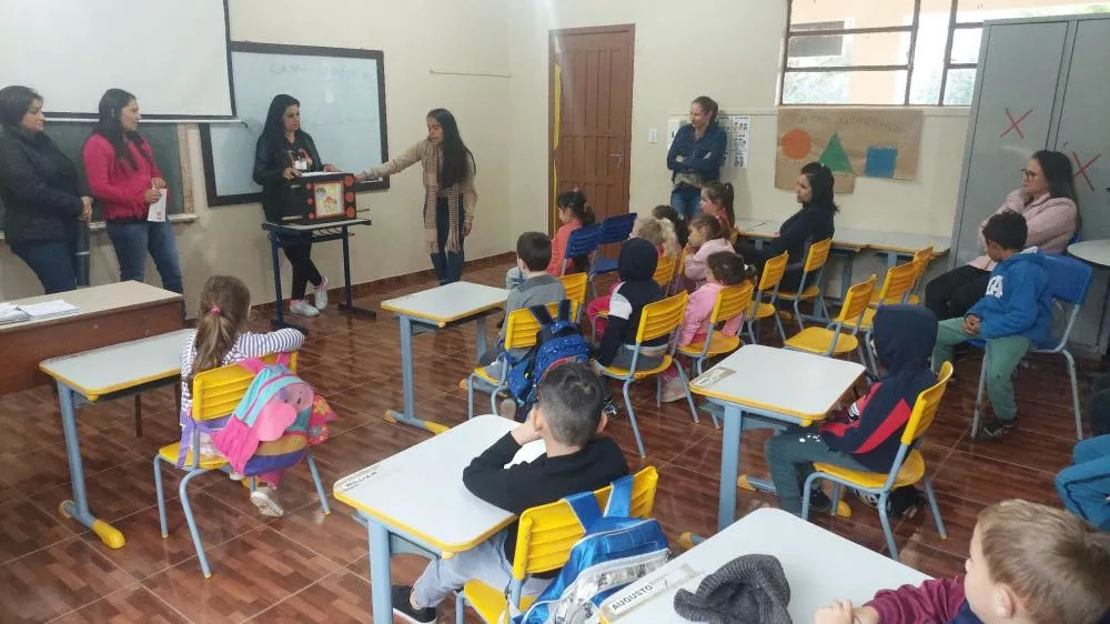 Ações ocorreram nas escolas do município (Foto: Prefeitura de Barra do Guarita)