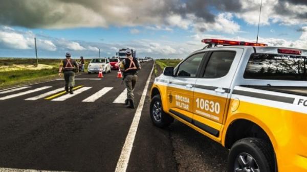 Durante os quatro dias, foram registrados 5,4 mil infrações (Foto: Divulgação/Brigada Militar)