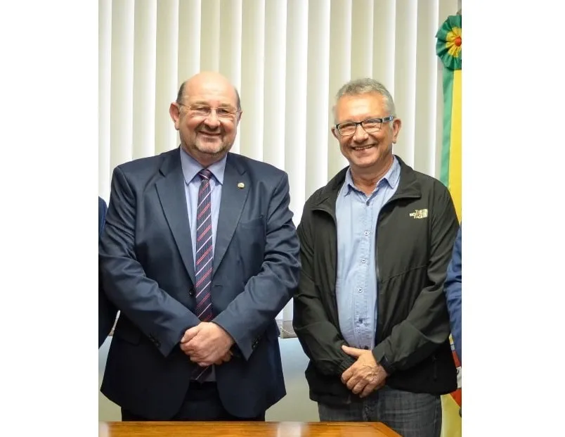 Deputados Classmann e Busato do União Brasil (Foto: Divulgação)
