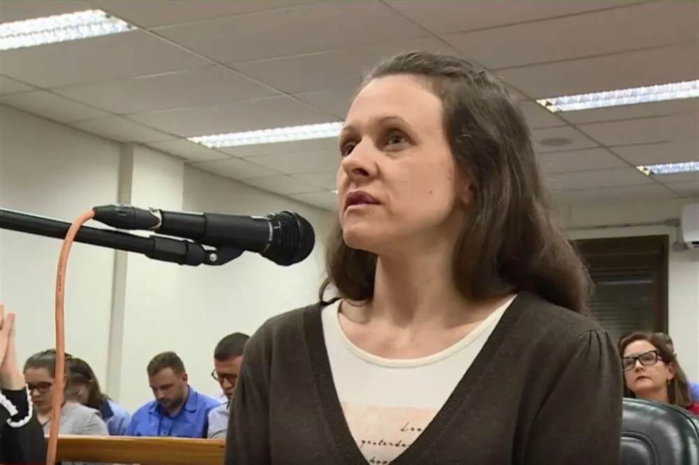 Gracieli Ugulini foi condenada pela morte de Bernardo Boldrini (Foto: Tribunal de Justiça)