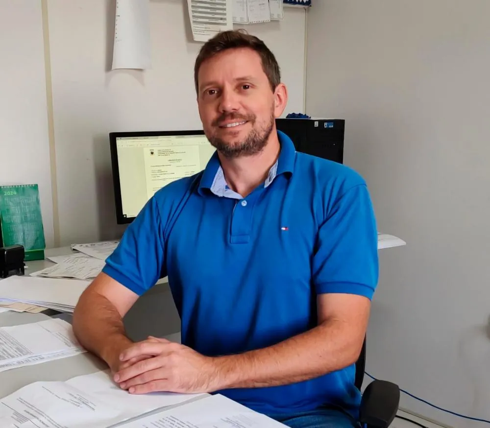 Angelo Oliveira assumiu o comando da saúde de Derrubadas (Foto: Prefeitura de Derrubadas)