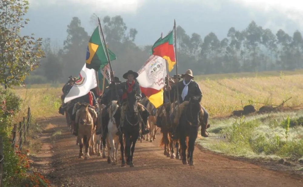 Cavalgada ocorre neste final de semana em Vista Gaúcha (Foto: Prefeitura de Vista Gaúcha)
