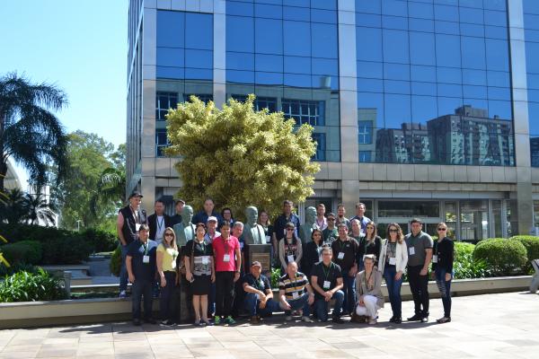 Grupo de associados também visitou o Centro Administrativo Sicredi (Foto: Divulgação/Sicredi Celeiro)