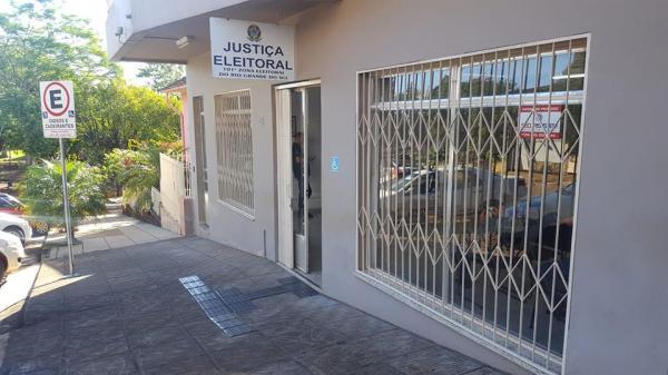 Fachada da do Cartório de Tenente Portela. (Foto: Cleiton Figueiredo)