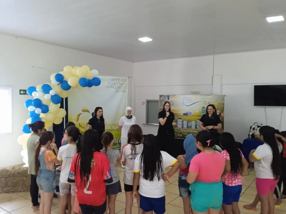 BRQ Foods realiza ação com crianças do projeto AABB Comunidade e Escolas Municipais de Tenente Portela