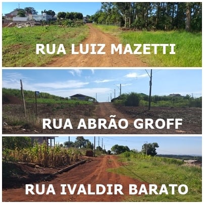 Na foto, imagens das ruas serão pavimentadas. (Foto: Reprodução/Rádio A Verdade)