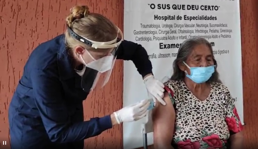 Pesquisa ainda traz dados sobre a aplicação das vacinas contra a Covid-19 nos municípios (Foto: Reprodução)