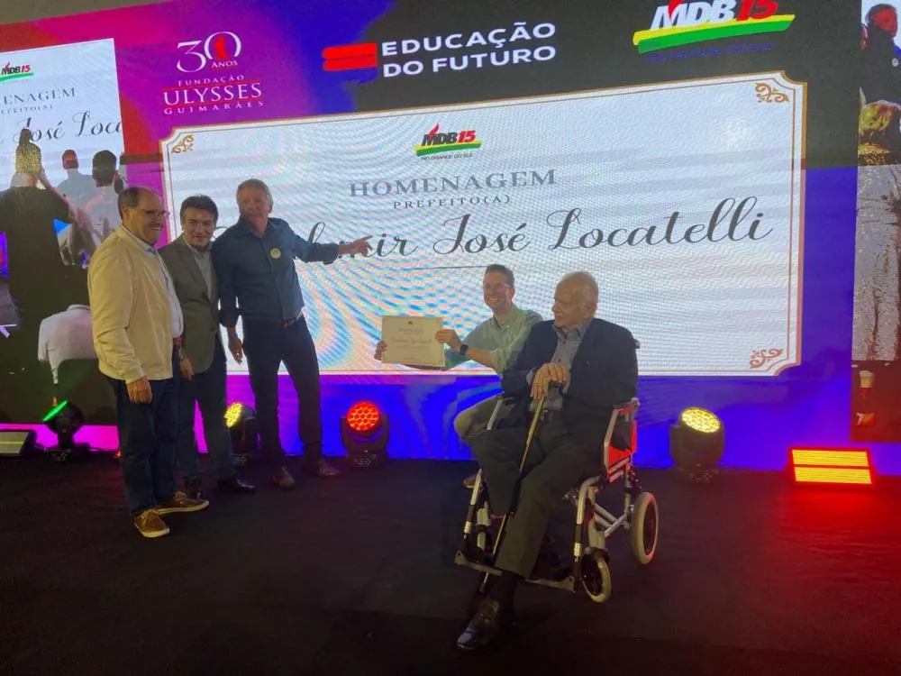 Locatelli recebeu a honraria de lideranças do MDB (Foto: Divulgação)