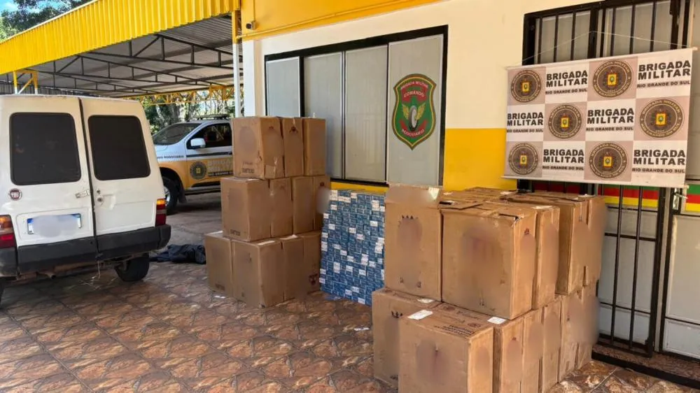Flagrante de contrabando ocorreu na tarde desta quarta-feira (5/3) (Foto: Divulgação | CRBM)