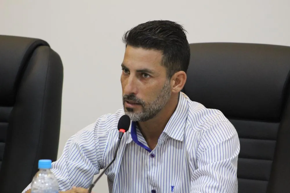 Vereador Jonas Vieira, autor da Moção de Apoio (Foto: Diones Roberto Becker)