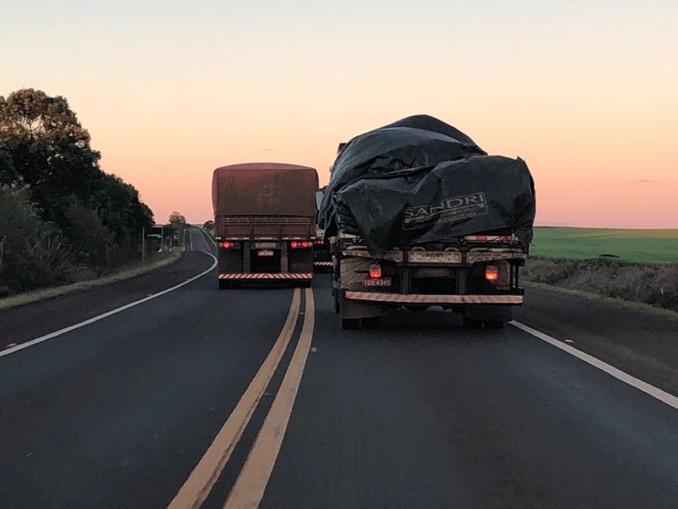 CNT enviou ofício ao presidente da República informando sobre os atuais problemas no transporte internacional de cargas (Foto: Diones Roberto Becker)