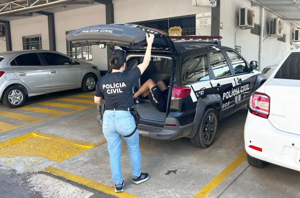Indivíduo de 20 anos foi preso na manhã desta sexta-feira (21/3) (Foto: Divulgação | Polícia Civil)
