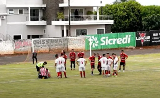 Flamengo de Crissiumal recebeu o América de Santo Augusto e venceu por 1 a 0 (Foto: Reprodução | Guia Crissiumal)