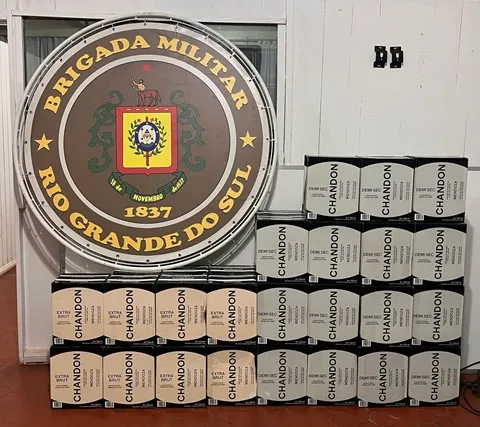 Carga foi avaliada em R$ 32,7 mil (Foto: Divulgação | 7º BPM)