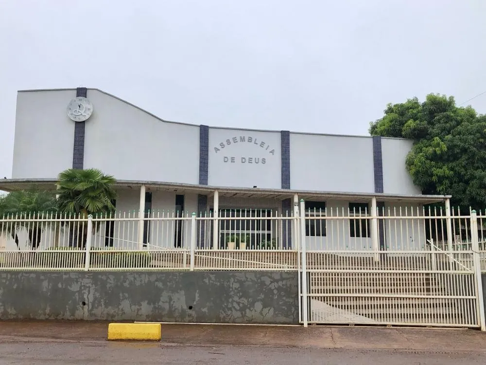 Templo da Igreja Assembleia de Deus situado na Avenida Presidente Vargas (Foto: Diones Roberto Becker)
