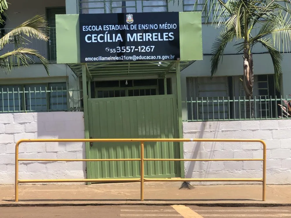 Escola Estadual Cecília Meireles foi destaque no programa Alfabetiza Tchê 2025 (Foto: Diones Roberto Becker)