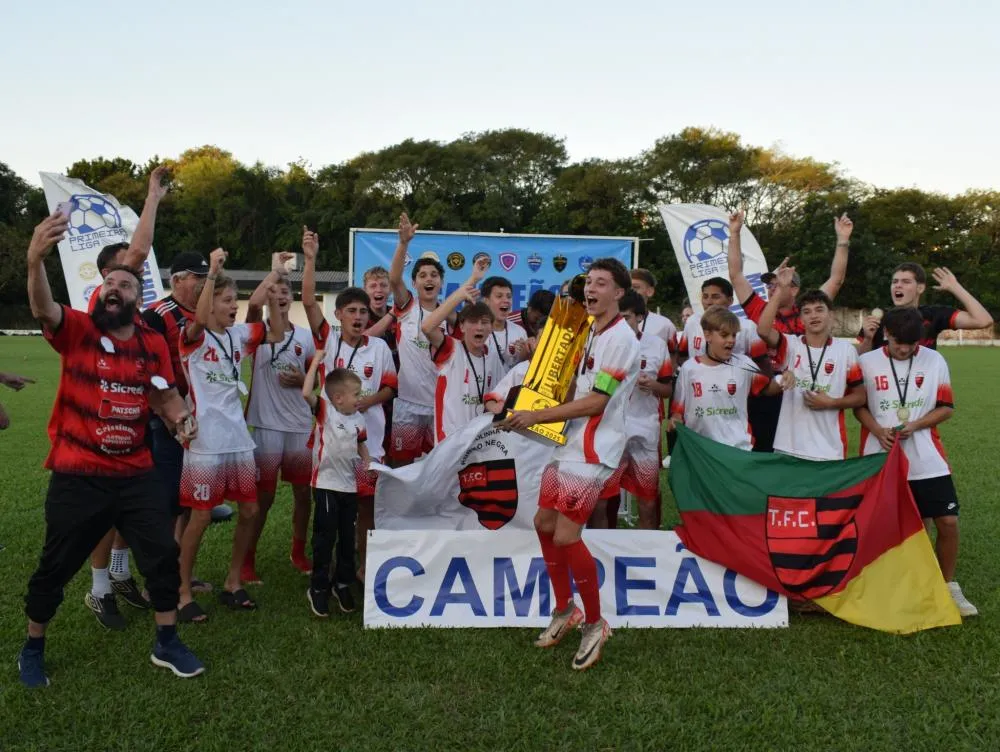 Nos pênaltis, o Flamengo venceu por 4 a 3 e sagrou-se campeão da primeira edição do certame (Foto: Reprodução | Guia Crissiumal)