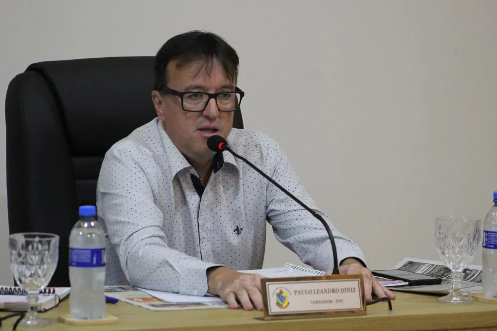 Vereador Paulo Leandro Diniz abordou o assunto na última sessão ordinária (Foto: Diones Roberto Becker)