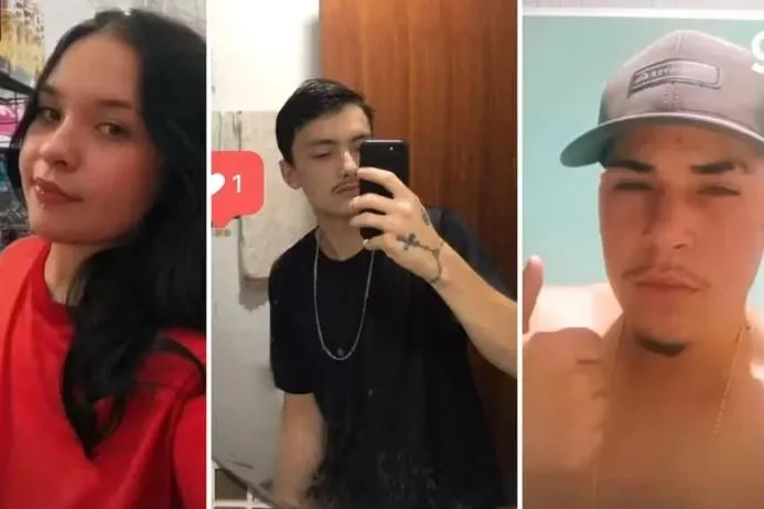 Os três jovens desaparecidos não possuem grau de parentesco. (Foto: Divulgação / Polícia Civil)