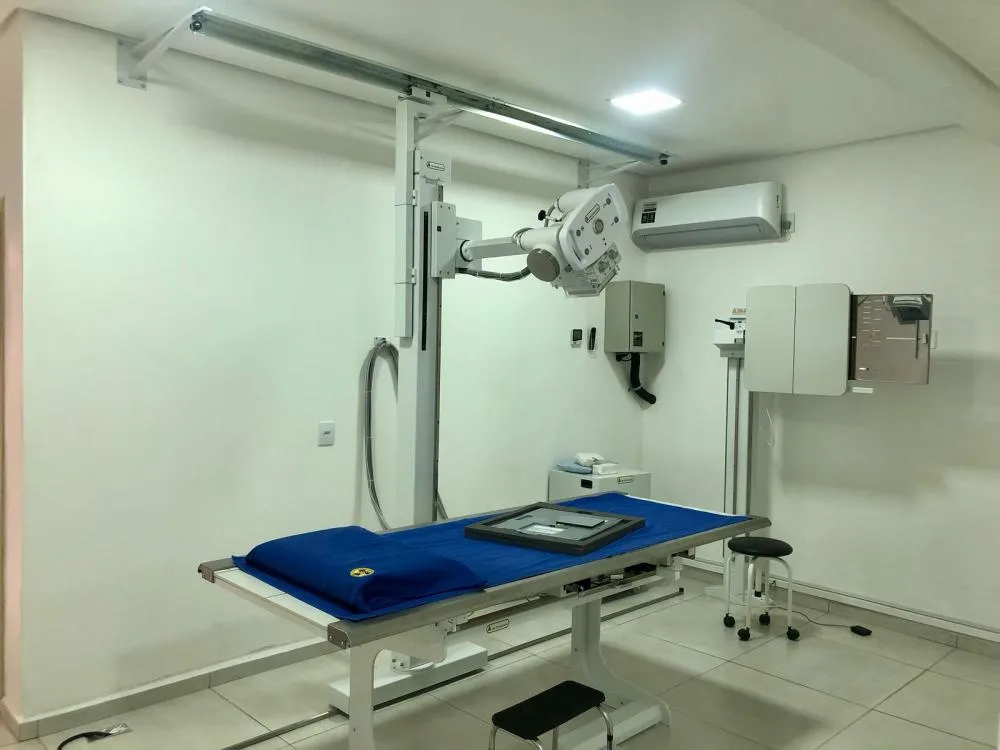 Aparelho de Raio-X instalado no Hospital Santo Antônio de Pádua (Foto: Divulgação | ASCOM Coronel Bicaco)