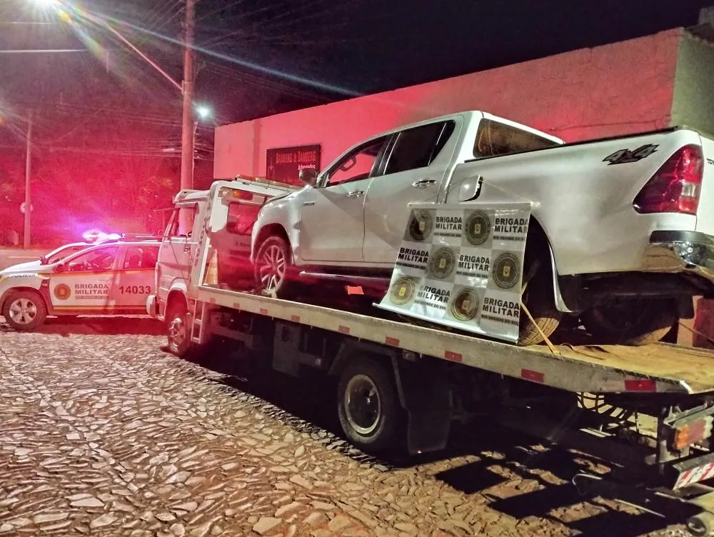 Localização do veículo foi realizada no âmbito da Operação Cerco Fechado (Foto: Divulgação | BM)
