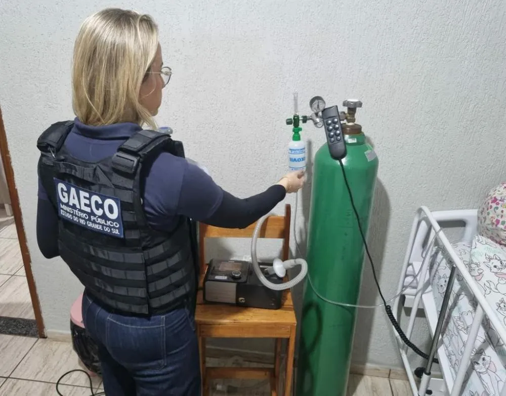 GAECO desde dezembro de 2024 já realizou duas operações referentes a desvio envolvendo tratamentos médicos domiciliares (Foto: Divulgação | MP-RS)