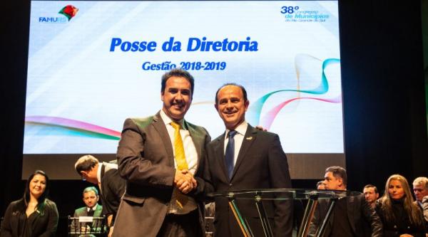 Salmo Dias de Oliveira e Antônio Cettolin (Foto: Divulgação/FAMURS)