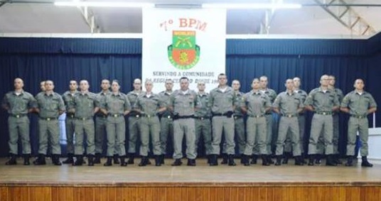 Apresentação dos alunos ocorreu na manhã desta segunda-feira, no auditório do campus da Unijuí (Foto: Divulgação/7º BPM)