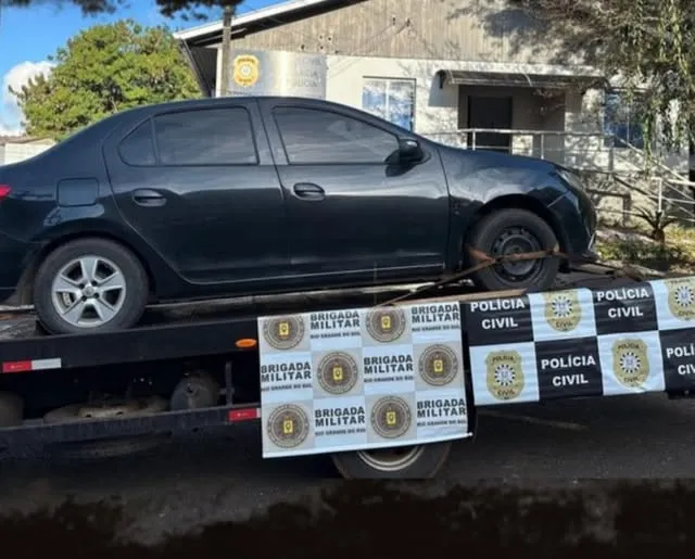 Brigada Militar realiza prisão por tráfico de entorpecentes e receptação de veículo em Tenente Portela