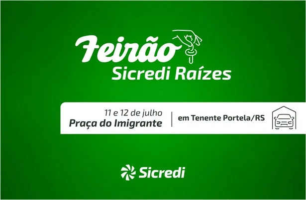 Além de veículos, a edição contará com empresas de outros ramos conveniadas com a cooperativa (Arte: Divulgação | Sicredi Raízes)