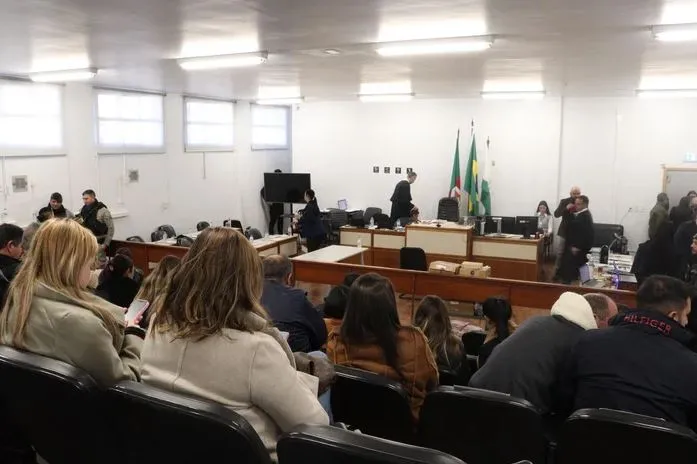 Julgamento foi realizado ao longo de dois dias em Palmeira das Missões. (Foto: Rebecca Mistura / Agencia RBS)