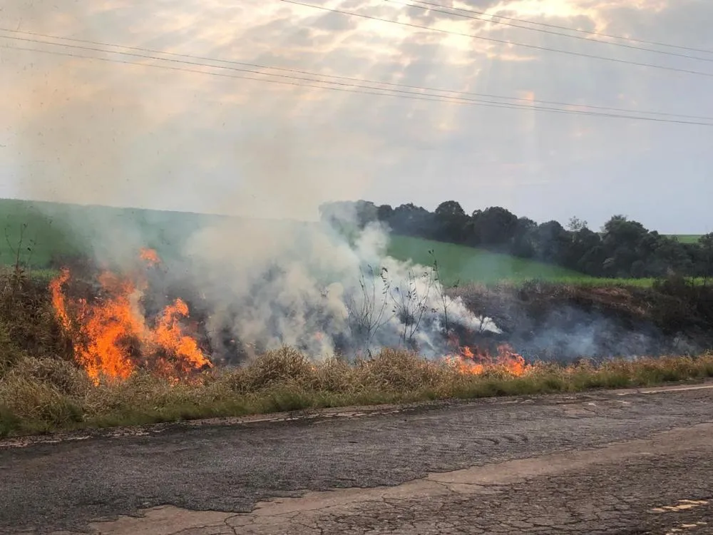 De janeiro a junho de 2025, as queimadas consumiram cerca de um milhão de hectares em todo o Brasil (Foto: Diones Roberto Becker)
