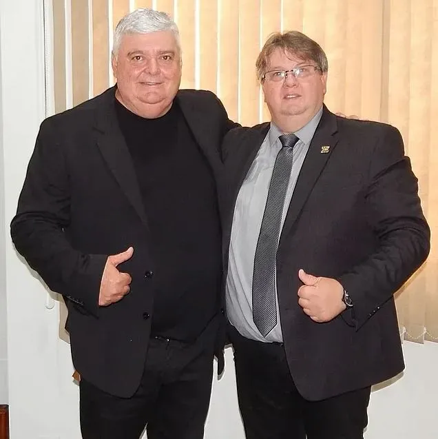 Nico e Paulo, prefeito e vice de Redentora. (Foto: Arquivo / RD Foco)