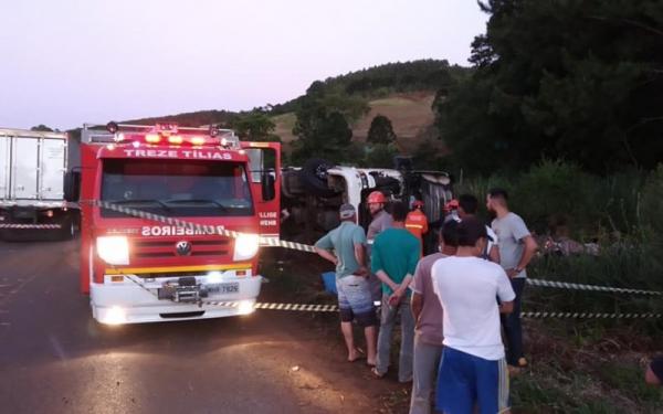 Bombeiros Voluntários de Treze Tílias/Divulgação