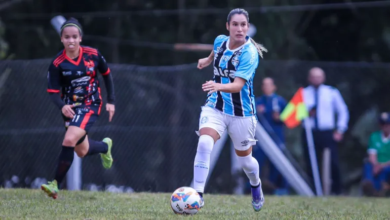 Jogo foi disputado na tarde deste sábado (16/8), no distrito de São Pedro, em Tenente Portela (Foto: Caroline Motta | Grêmio)