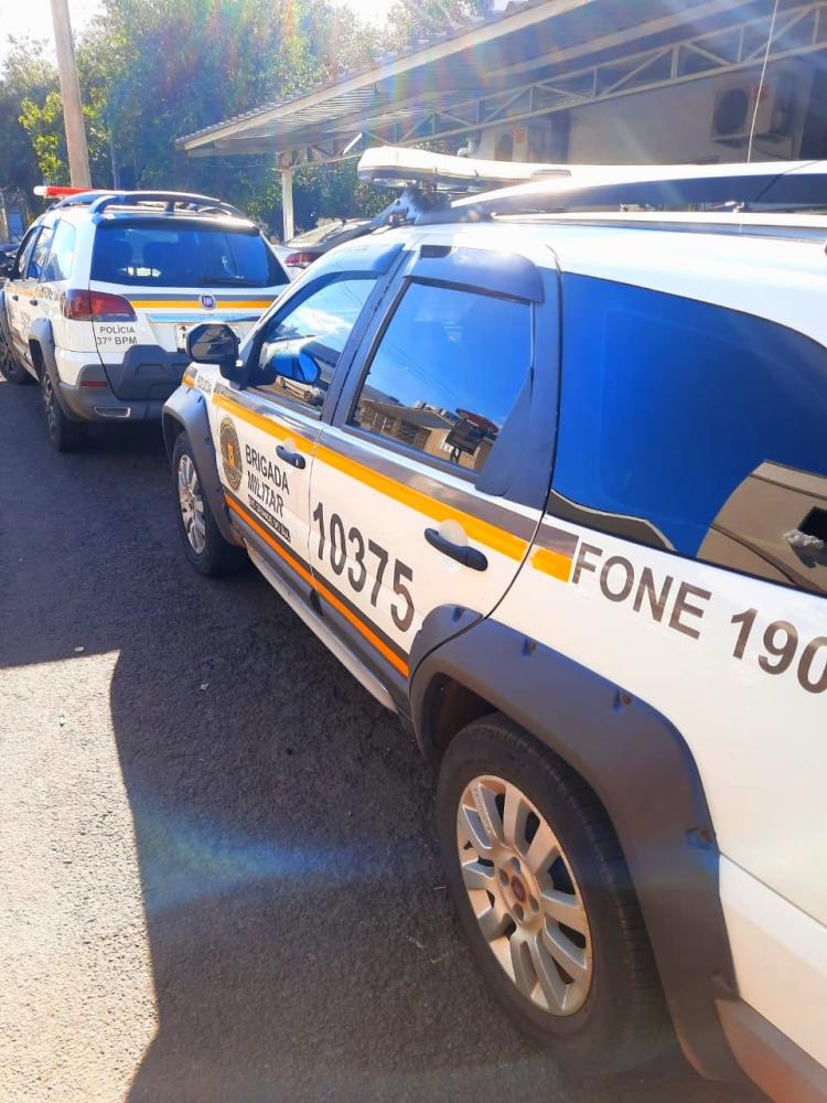 Policiais receberam a denúncia que o suspeito estava no bairro São Cristóvão. (Foto: Divulgação/37º BPM)