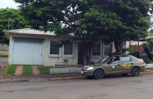 Sede da Brigada Militar de Crissiumal (Foto: Divulgação/CRPO Fronteira Noroeste)