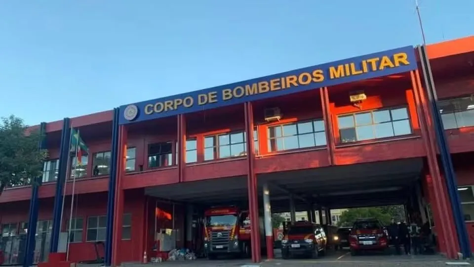 Fachada do quartel do Corpo de Bombeiros em Porto Alegre (Foto: Divulgação)