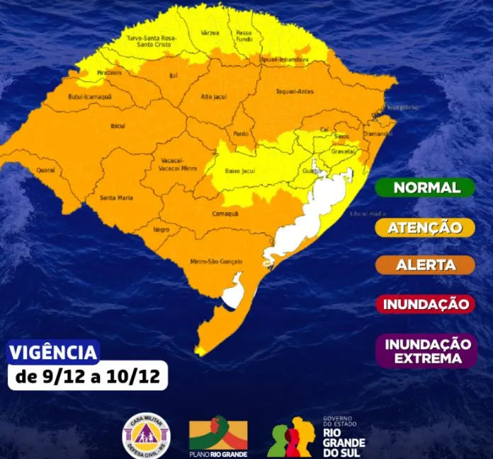 Foto: Divulgação Defesa Civil RS