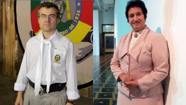 Callegaro e Elenir disputam a presidência do MTG (MONTAGEM/ MARCO QUINTANA / LÍVIA ROSSA)